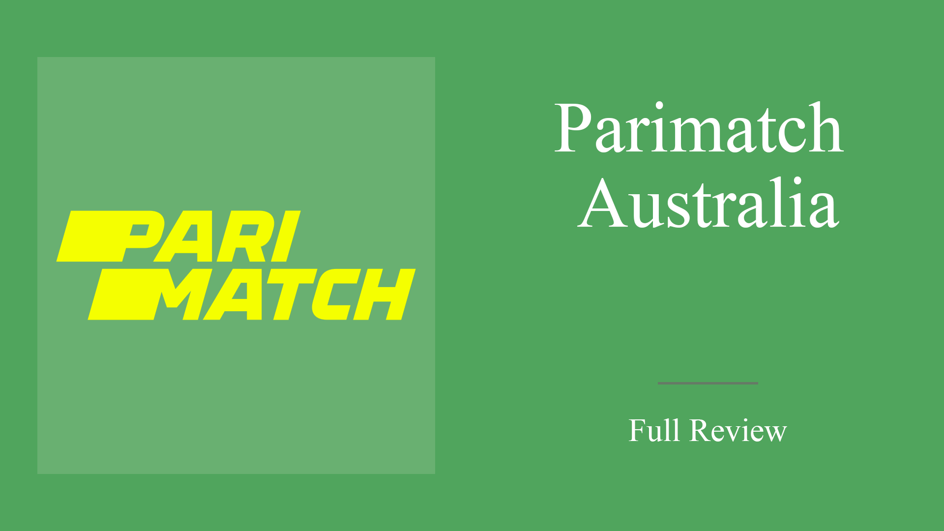 Parimatch Australia